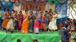 Vignana Jyothi dg high school dance performance 4th class [upl. by Sakiv]