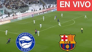 🔴LIVE Alavés vs Barcelona  LaLiga 2425  Match Live Today PES 21 Video Simulation Gameplay [upl. by Limemann298]