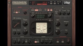 uhe PRESSWERK sidechain in MOTU Digital Performer 951 [upl. by Libbi]