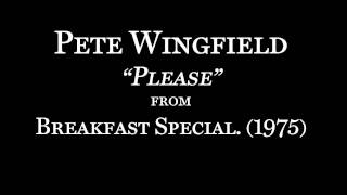 Pete Wingfield  Please [upl. by Rosemonde781]