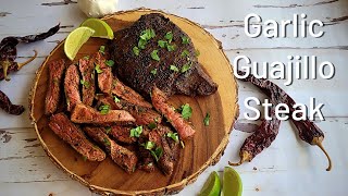 How to make CHIPOTLES  Garlic Guajillo Steak [upl. by Enilatan]