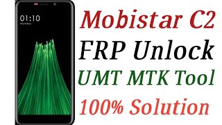 Mobistar C2 Unlock UMT MTK Tool sHow To FRP Unlock With UMT Tools [upl. by Aynotak]