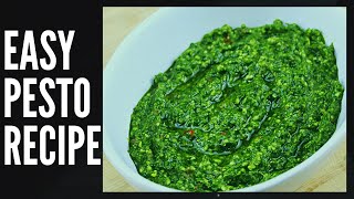 PARSLEY PESTO RECIPE  HOMEMADE PESTO RECIPE  HOW TO MAKE PESTO  PARSLEY RECIPE [upl. by Neicul]