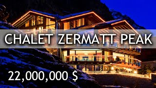 INTERIOR DESIGN  Chalet Zermatt Peak  an elite residence in the Swiss Alps [upl. by Therine138]