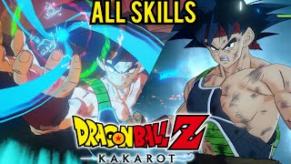 All SkillsSpecial MovesDragon Ball Z Kakarot Alone Against Fate Bardocks Moveset [upl. by Etaner]