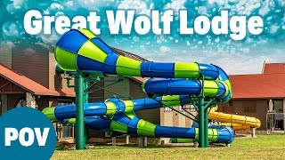 All Water Slides at Great Wolf Lodge Kansas City KS 4K POV [upl. by Llennor]