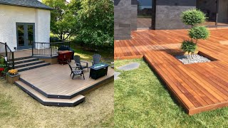 Deck ideas for small backyard  Wood deck ideas for backyard  Deck ideas on a budget  Covered deck [upl. by Larue155]