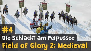 Lets Play Field of Glory 2 Medieval Die Schlacht am Peipussee 4 Deutsch  Preview [upl. by Llenyr]