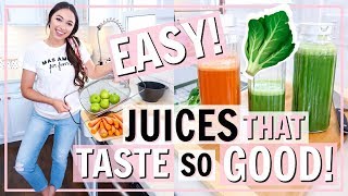 EASIEST JUICE RECIPES 2019  HEALTHY SNACK IDEAS  Alexandra Beuter [upl. by Hopkins]