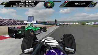 F1 Challenge VB 2001 Minardi Magny Cours 5 Race [upl. by Zinn572]