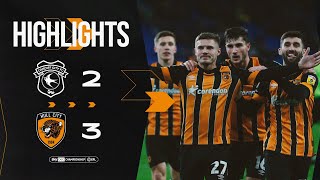 Cardiff City 23 Hull City  Highlights  Sky Bet Championship [upl. by Adnic]