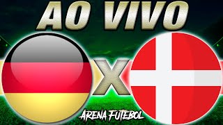 ALEMANHA x DINAMARCA AO VIVO Oitavas de Final Eurocopa  Narração [upl. by Enialedam]