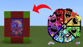 CARA MEMBUAT PORTAL SMILING CRITTERS Poppy playtime  MINECRAFT [upl. by Basir469]