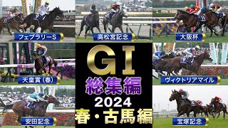 【JRA上半期GⅠを一気に振り返る】GⅠ総集編2024 春・古馬編  JRA公式 [upl. by Leanora]