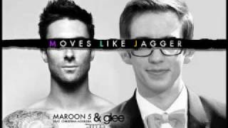 Moves Like Jagger  Maroon 5 ft C Aguilera amp Glee Artie [upl. by Laurentia]