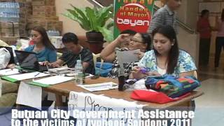 typhoon sendong relief goods from butuan citywmv [upl. by Yensehc]