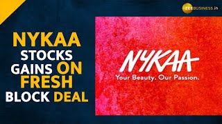 Nykaa stocks jump after TPG Capital offloads 542 crore shares [upl. by Mendelsohn745]