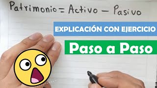 Como hacer una ECUACION CONTABLE EJERCICIO resuelto [upl. by Kataway299]