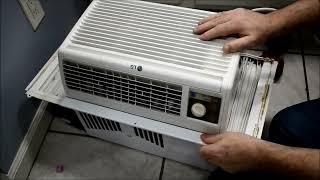 LG 5000 BTU Window AC Unit Diagnosis and Review windowairconditioner diy [upl. by Benedicto]