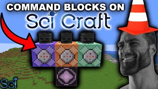 Scicraft 420 Getting a Command Block in Vanilla Survival [upl. by Merrie617]