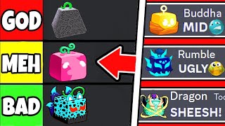 Blox Fruits Rank ALL FRUITS for 24 HOURS [upl. by Jacky]