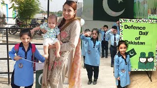 Zayan First Time Anmol Ko School Chorne Gya  School Me Hua Defence Day  Momina Ali [upl. by Oderfigis]