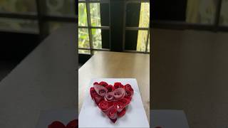 Gift a rose card to your special one🌹shortvideo diy [upl. by Erreip]