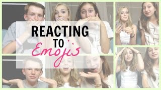 Reacting to Emojis  Ft My Best Friends ❤︎ [upl. by Ahsin]