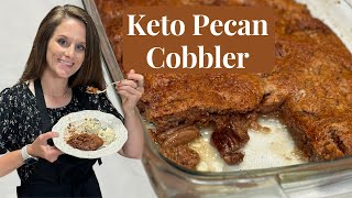 Keto Pecan Cobbler OOOH YEAH [upl. by Zehc]