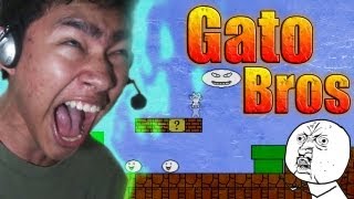 Gato Bros Syobon Action en español por fernanfloo [upl. by Aliemaj]