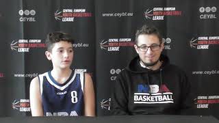 CEYBL U14 Press conference 12102024 BA Nymburk  NBA Jelenia Góra [upl. by Justina741]