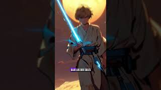 Personajes de Star Wars en estilo Anime  ¡Impresionantes transformaciones ia starwars anime [upl. by Lokin]