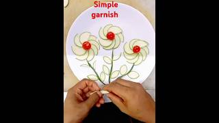 Simple garnish🌻🌻🌻🌻 simple garnish diy garnishment [upl. by Asquith]