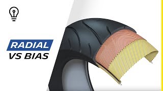 What is the difference between Radial and Bias tires  Michelin [upl. by Sabine]