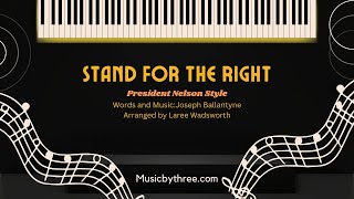 Stand for the Right Pres Nelson style video [upl. by Ykcir]