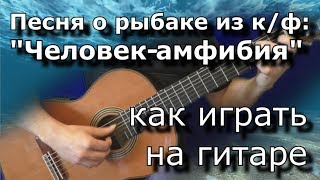 Как играть quotЧеловекамфибияquot Песня о рыбаке [upl. by Senga865]