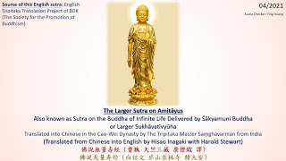 The Larger Sutra on Amitayus English Pureland Buddhism SutrasShastra Audiobook Part 1 of 6 [upl. by Alleynad787]