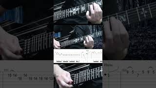 Bullet For My Valentine  Waking The Demon Guitar Solo Cover  TABS shorts [upl. by Rabelais]