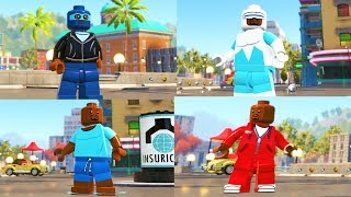 ALL Frozone Costumes in LEGO The Incredibles The Videogame [upl. by Aidua]