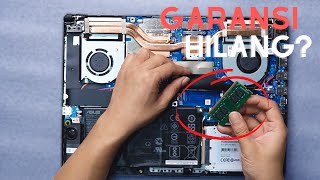 GUAMPANG  Cara Upgrade RAM amp SSD Sendiri di Laptop   Feat Transcend [upl. by Hirz]