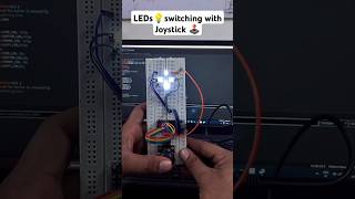 LED control using Joystick 🕹️and Arduino Nano arduino shorts [upl. by Corbie546]