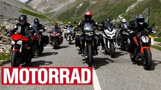 Alpen Masters 2018 Teil 1  Der größte MotorradVergleichstest der Welt [upl. by Odnesor738]