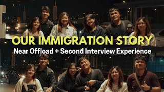 Our Philippine Immigration Story  almost got offloaded  second interview experience [upl. by Reywas]