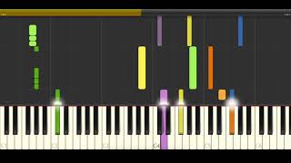 A HA Take on Me Weezer Instrumental Piano Midi tutorial Sheet app Cover Karaoke [upl. by Dronel]