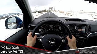 Volkswagen Amarok 30 V6 TDI POV Test Drive  Acceleration 0  100 kmh  Top Speed [upl. by Eaves167]