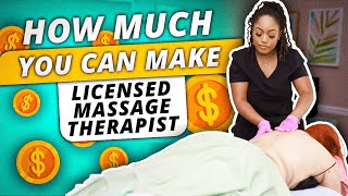 How Much Do Massage Therapists Make  Revealing My Income as a Licensed Massage Therapist [upl. by Shreve]