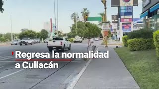 A LA NORMALIDAD  Así quedó Culiacán tras los hechos violentos por el crimen organizado [upl. by Mok158]