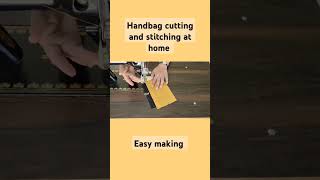 Handbag cutting and stitching at home bag making  shopping bag making at home  diy bag Handbag [upl. by Kaden133]