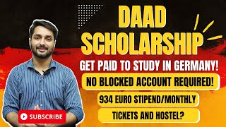 DAAD Scholarships For International Students  Get Paid To Study In Germany And Get Settled [upl. by Alled739]