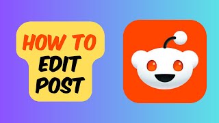 How To Edit Post  Reddit App [upl. by Pyne829]